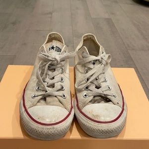 White Low Top Converse
